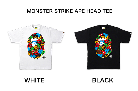 MONSTER STRIKE APE HEAD TEE