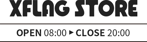 XFLAG STORE OPEN08:00 CLOSE20:00