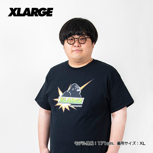 〈XLARGE × MONSTER STRIKE〉コラボTシャツ ロゴOG